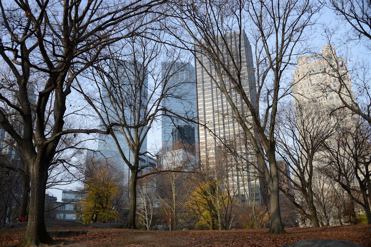 02D Time Warner Center, Trump International Hotel and Tower, 15 Central Park West From Central Park Southwest Corner